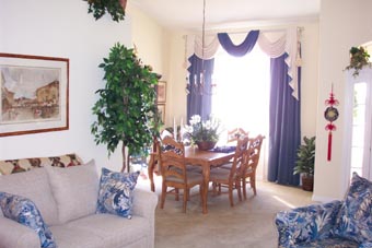living/dining rooms